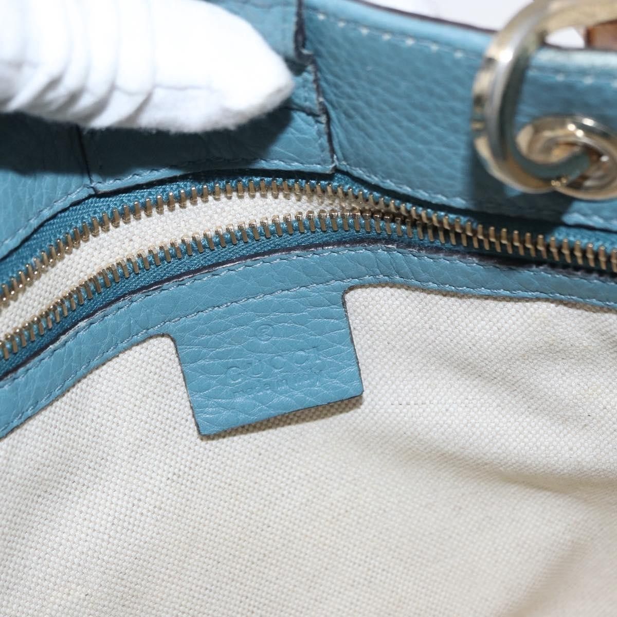 Gucci Gucci Bamboo Shopper Tote Leather Size ONE SIZE - 6 Thumbnail