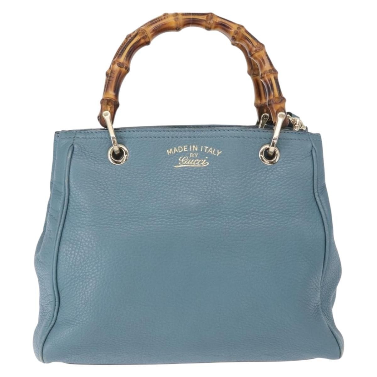 Gucci Gucci Bamboo Shopper Tote Leather Size ONE SIZE - 15 Thumbnail
