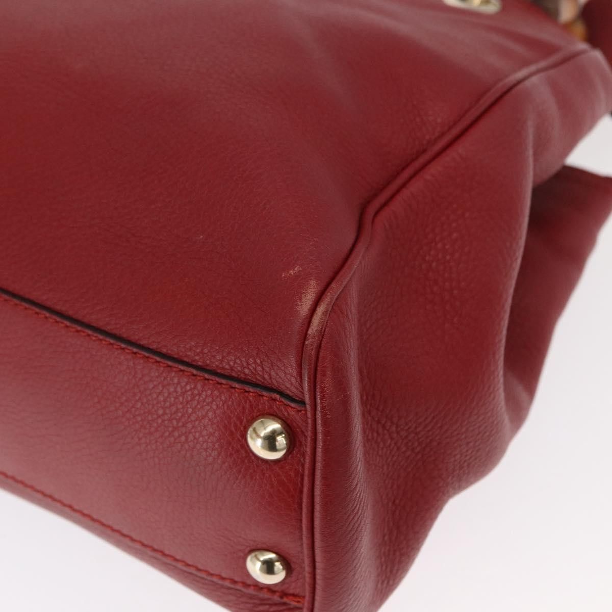 Gucci Gucci Bamboo Shopper Tote Leather Size ONE SIZE - 9 Thumbnail