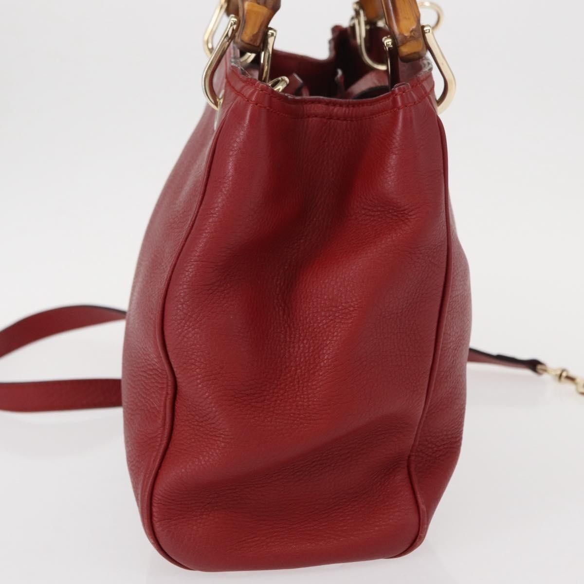 Gucci Gucci Bamboo Shopper Tote Leather Size ONE SIZE - 4 Thumbnail