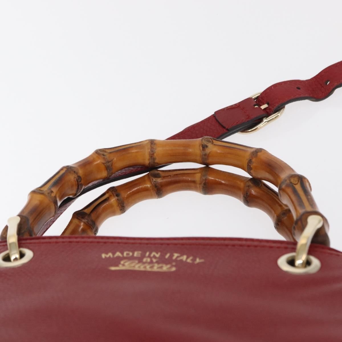 Gucci Gucci Bamboo Shopper Tote Leather Size ONE SIZE - 14 Thumbnail