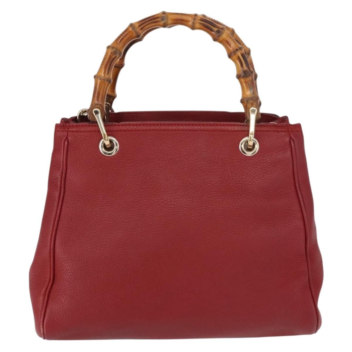 Gucci Gucci Bamboo Shopper Tote Leather Size ONE SIZE - 2 Thumbnail