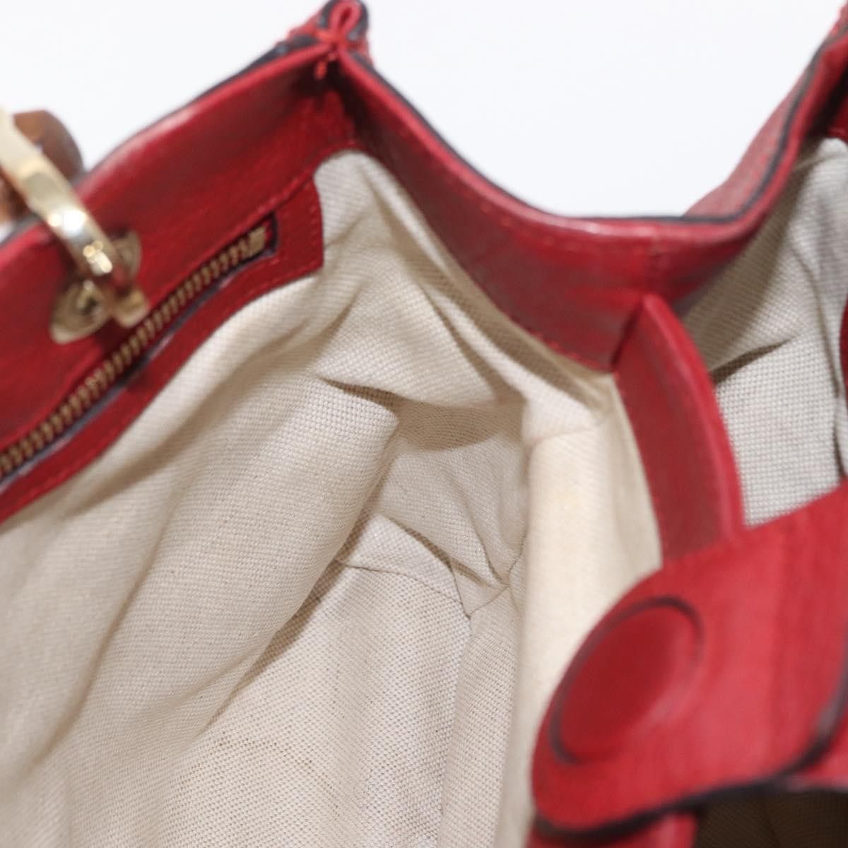 Gucci Gucci Bamboo Shopper Tote Leather Size ONE SIZE - 20 Thumbnail