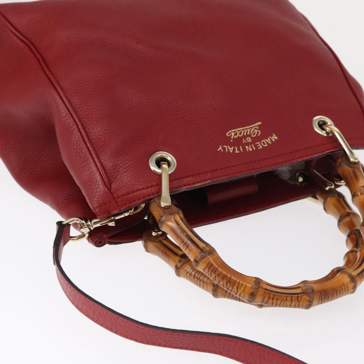 Gucci Gucci Bamboo Shopper Tote Leather Size ONE SIZE - 7 Thumbnail