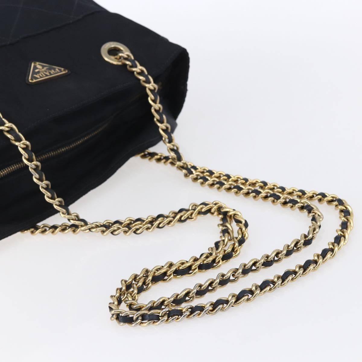 Prada Prada Re-Edition 1995 Chain Tote Quilted Re-Nylon Size ONE SIZE - 8 Thumbnail