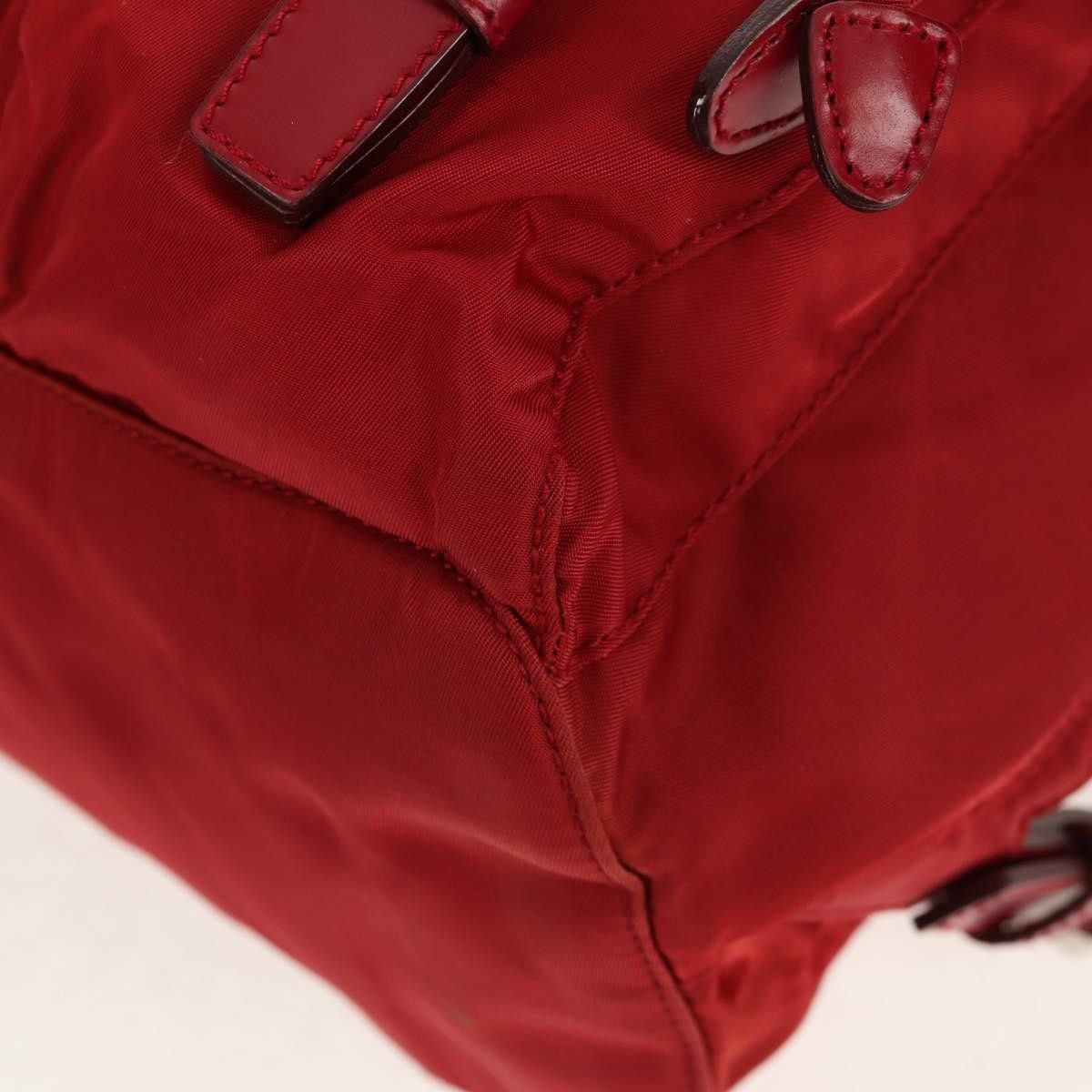 Prada Prada Vela Double Front Pocket Backpack Tessuto with Saffiano Leather Size ONE SIZE - 10 Thumbnail