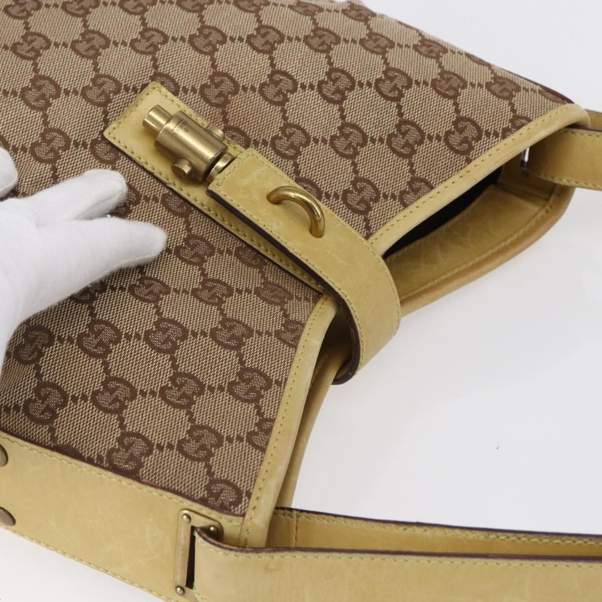 Gucci Gucci Piston Shoulder Bag GG Canvas Size ONE SIZE - 17 Thumbnail