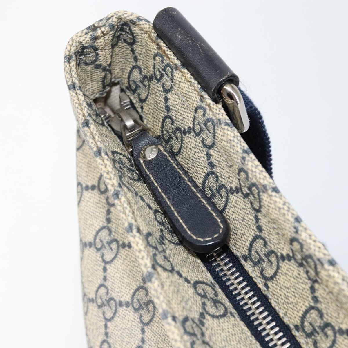 Gucci Gucci Zip Top Messenger Bag GG Coated Canvas Size ONE SIZE - 14 Thumbnail