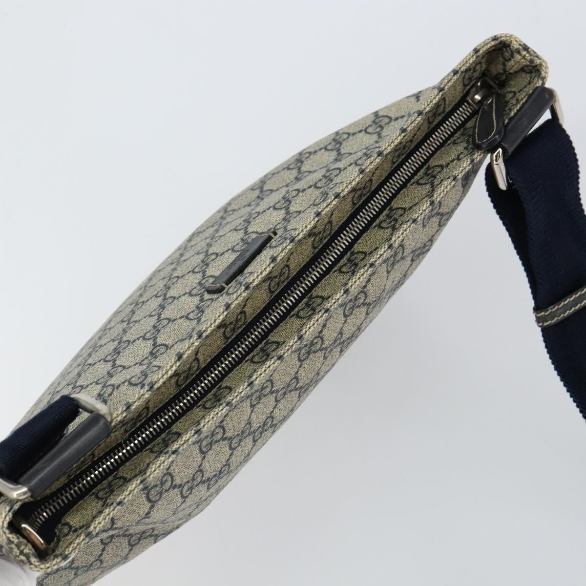 Gucci Gucci Zip Top Messenger Bag GG Coated Canvas Size ONE SIZE - 17 Thumbnail