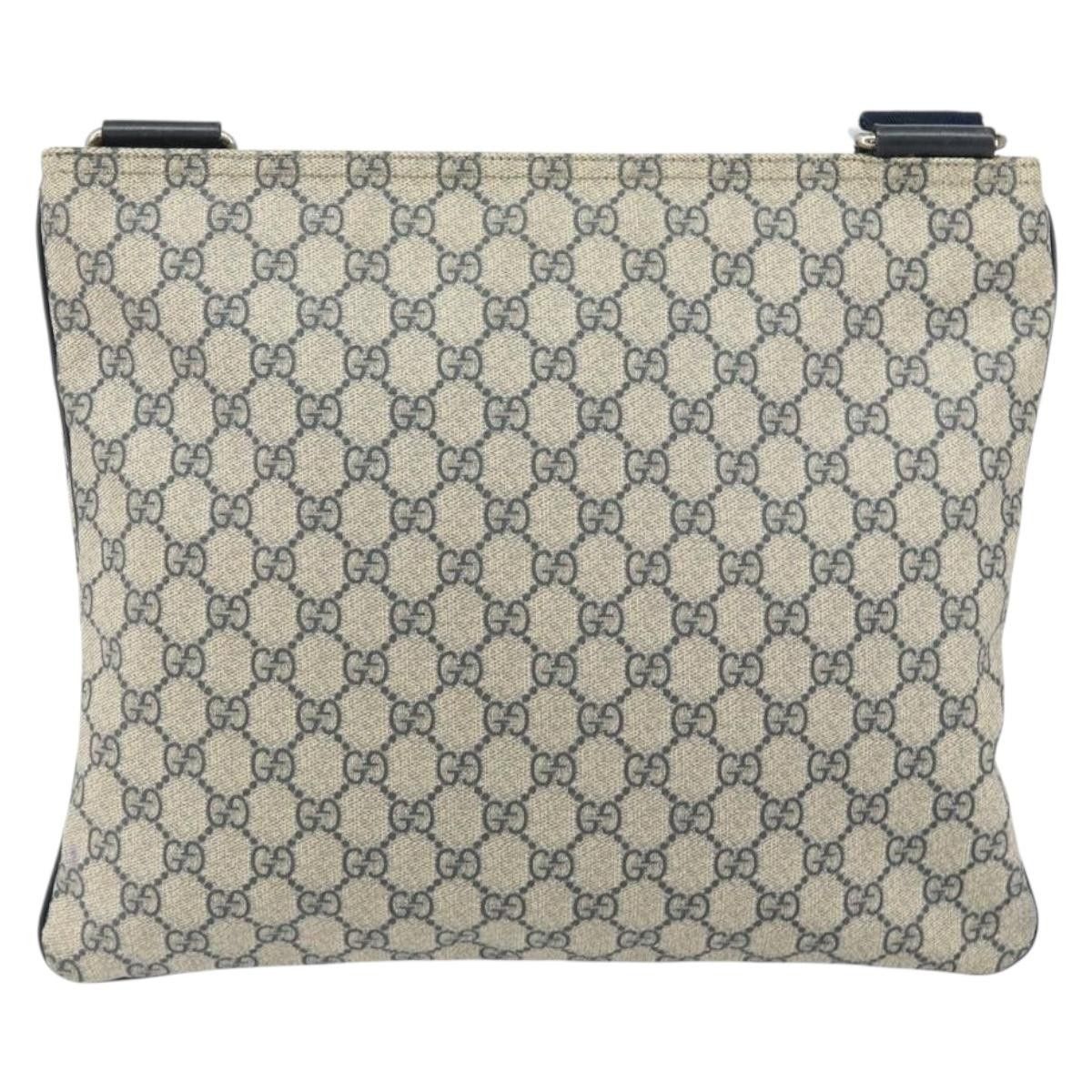 Gucci Gucci Zip Top Messenger Bag GG Coated Canvas Size ONE SIZE - 2 Thumbnail