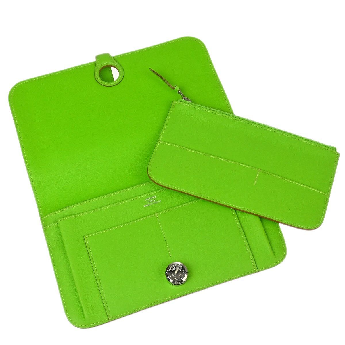 Hermes Dogon Duo Combined Wallet Leather