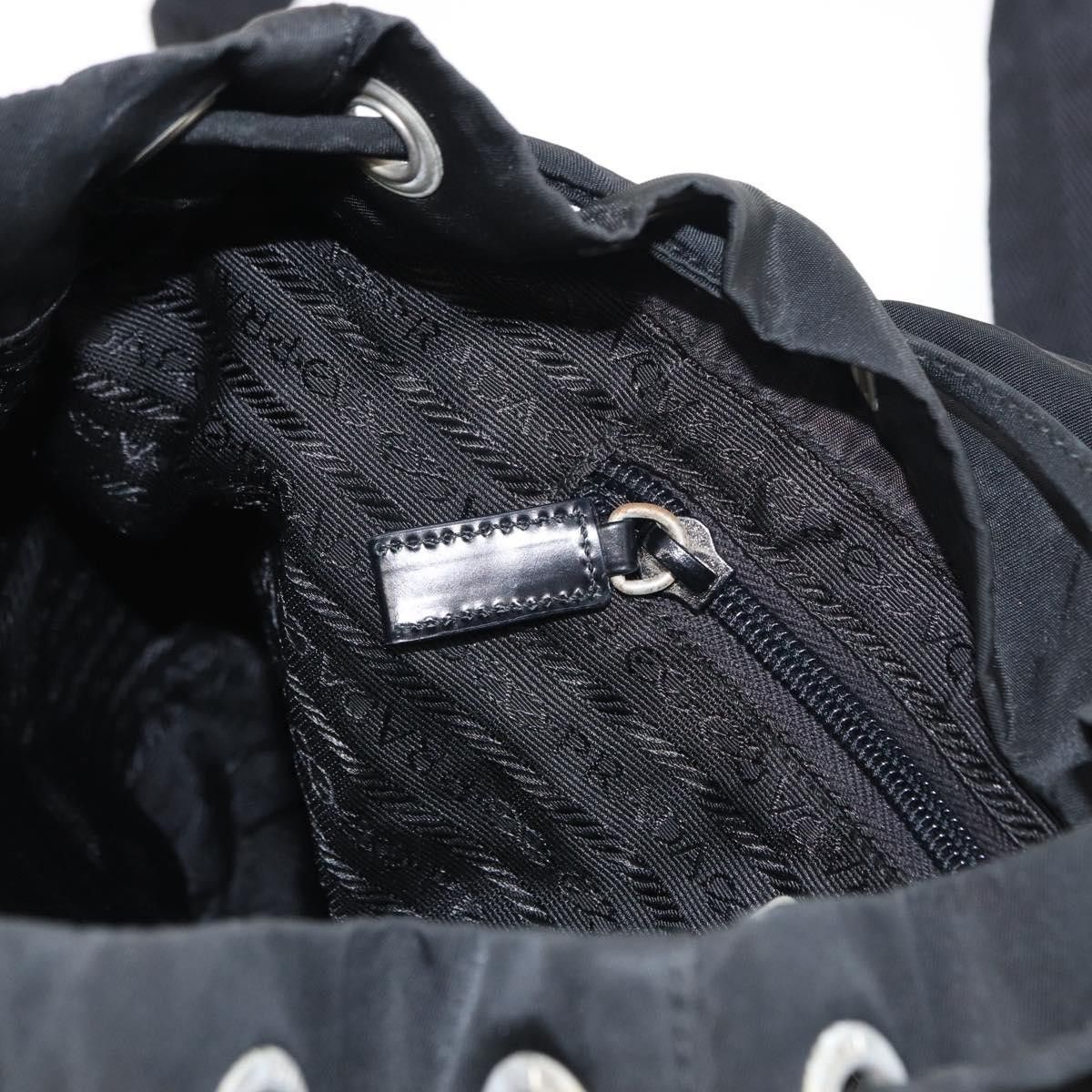 Prada Prada Vela Double Front Pocket Backpack Tessuto with Saffiano Leather Size ONE SIZE - 13 Thumbnail