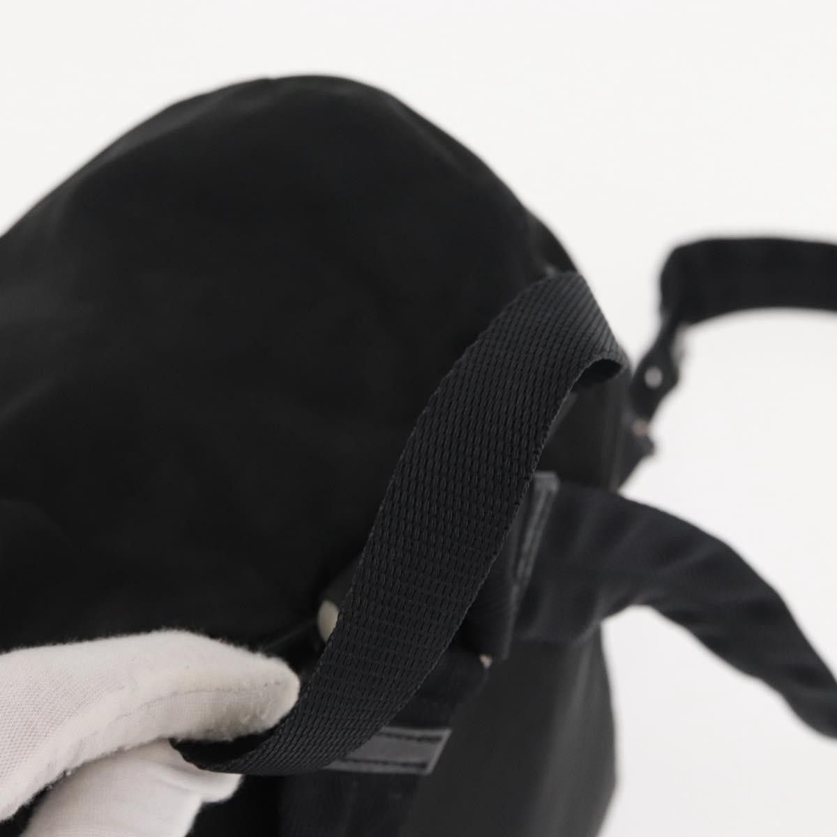Prada Prada Vela Double Front Pocket Backpack Tessuto with Saffiano Leather Size ONE SIZE - 16 Thumbnail