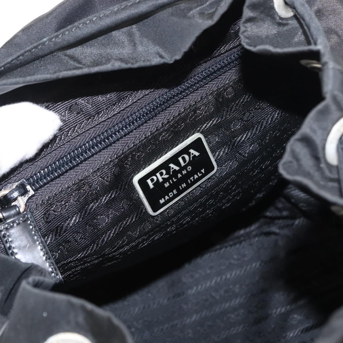 Prada Prada Vela Double Front Pocket Backpack Tessuto with Saffiano Leather Size ONE SIZE - 6 Thumbnail