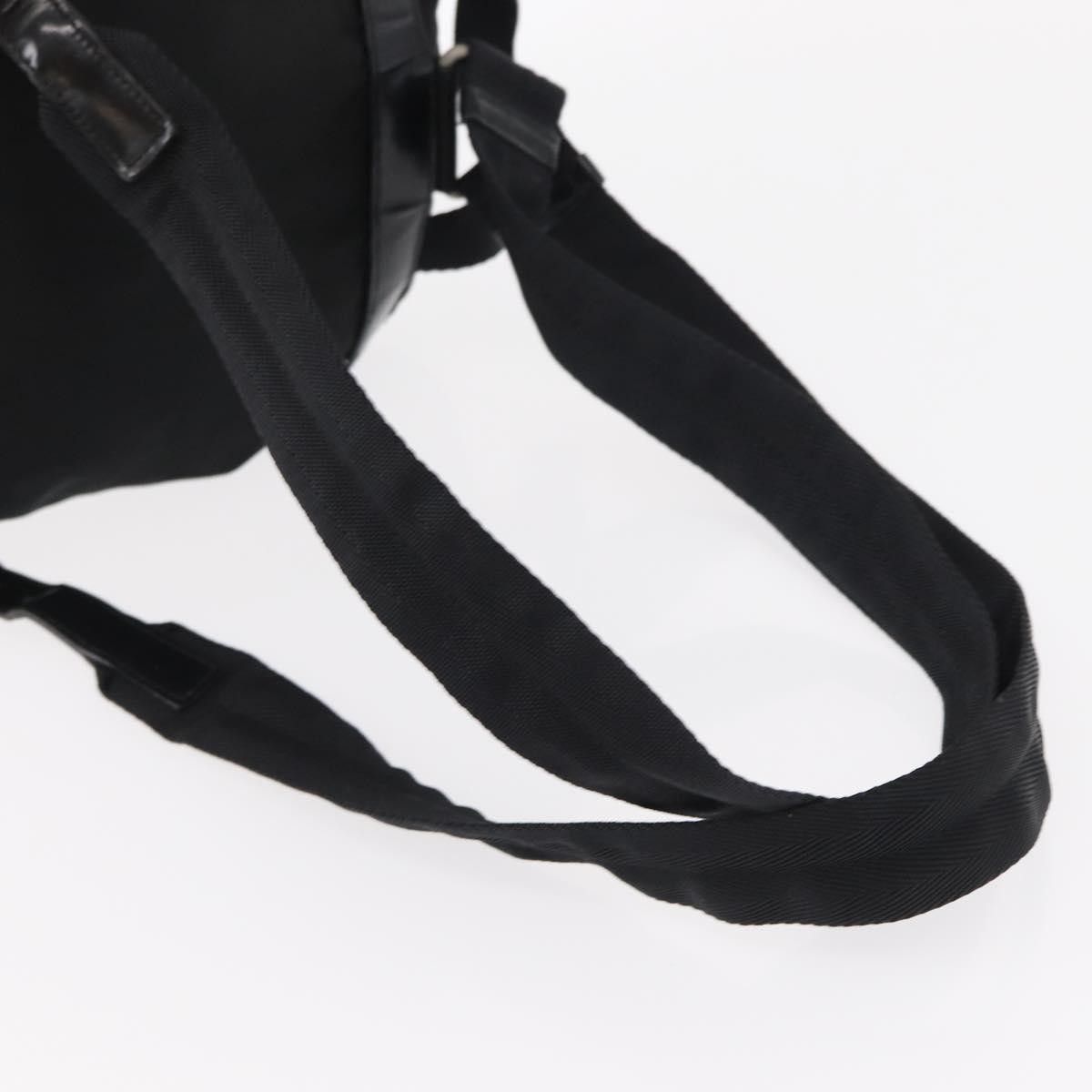 Prada Prada Vela Double Front Pocket Backpack Tessuto with Saffiano Leather Size ONE SIZE - 7 Thumbnail