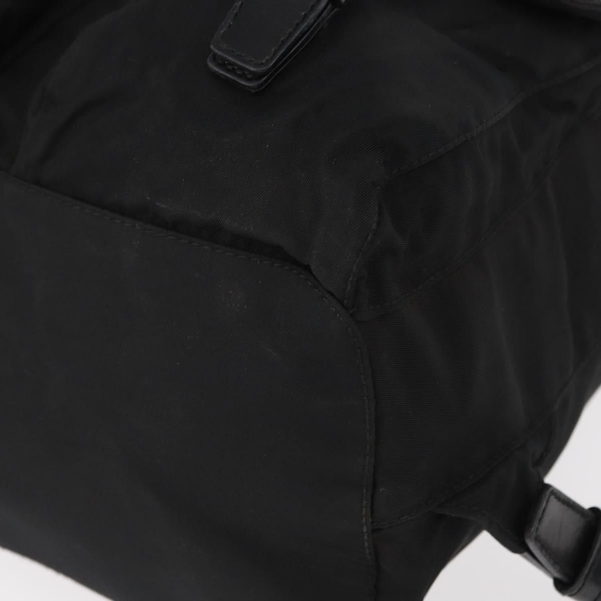 Prada Prada Vela Double Front Pocket Backpack Tessuto with Saffiano Leather Size ONE SIZE - 9 Thumbnail