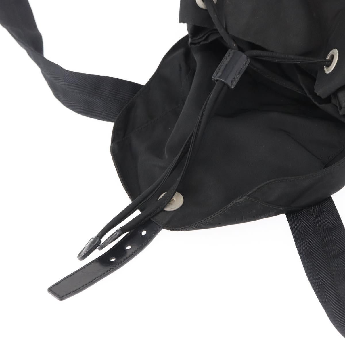 Prada Prada Vela Double Front Pocket Backpack Tessuto with Saffiano Leather Size ONE SIZE - 19 Thumbnail