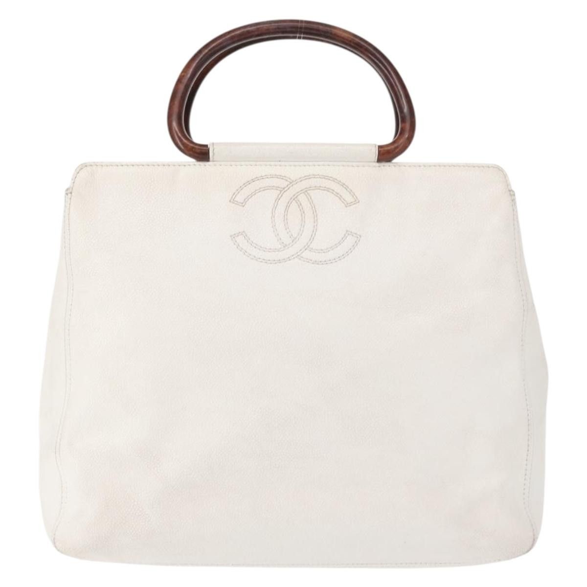 Chanel Chanel Vintage Wooden Ring Tote Caviar Size ONE SIZE - 21 Thumbnail