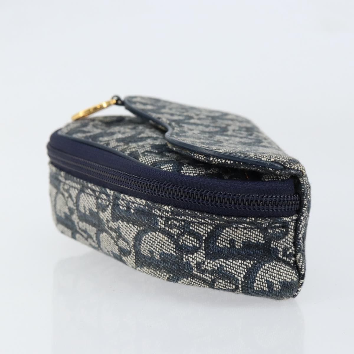 Dior Christian Dior Vintage Saddle Coin Purse Diorissimo Canvas Size ONE SIZE - 3 Thumbnail