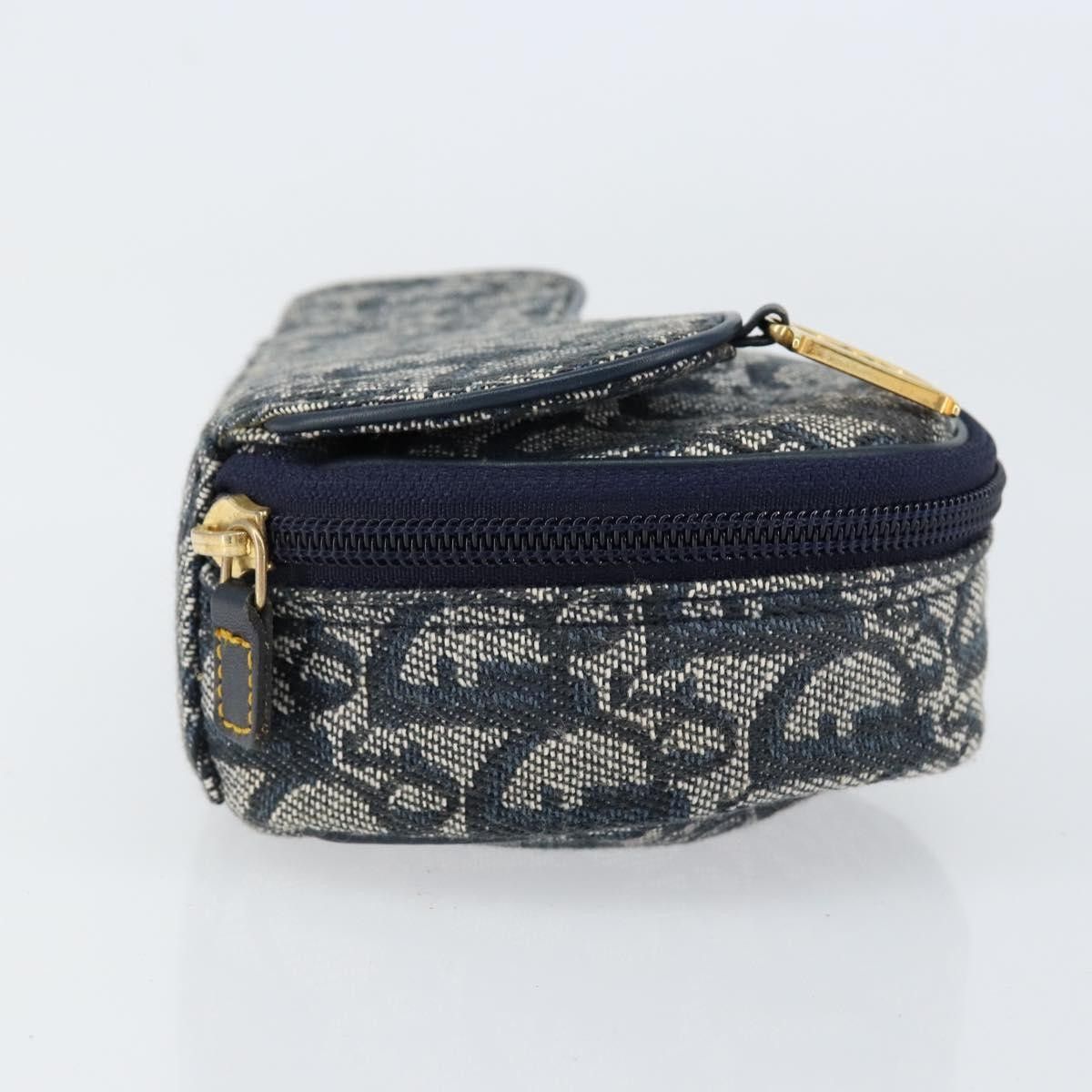 Dior Christian Dior Vintage Saddle Coin Purse Diorissimo Canvas Size ONE SIZE - 4 Thumbnail