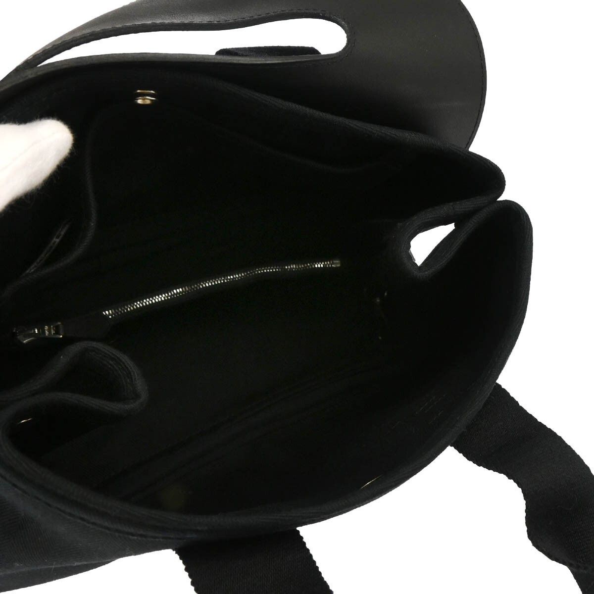Hermes Hermes Valparaiso Bag Toile and Leather Size ONE SIZE - 9 Thumbnail