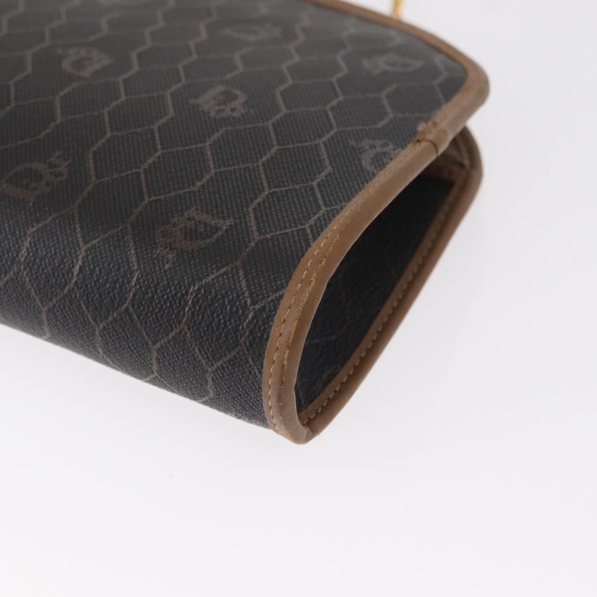 Dior Christian Dior Vintage Honeycomb Shoulder Bag Canvas and Leather Size ONE SIZE - 11 Thumbnail