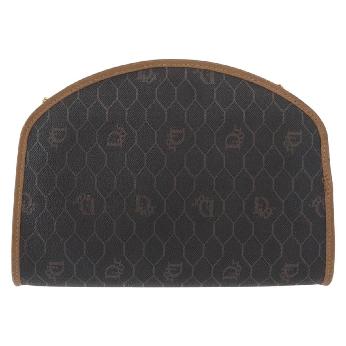 Dior Christian Dior Vintage Honeycomb Shoulder Bag Canvas and Leather Size ONE SIZE - 2 Thumbnail