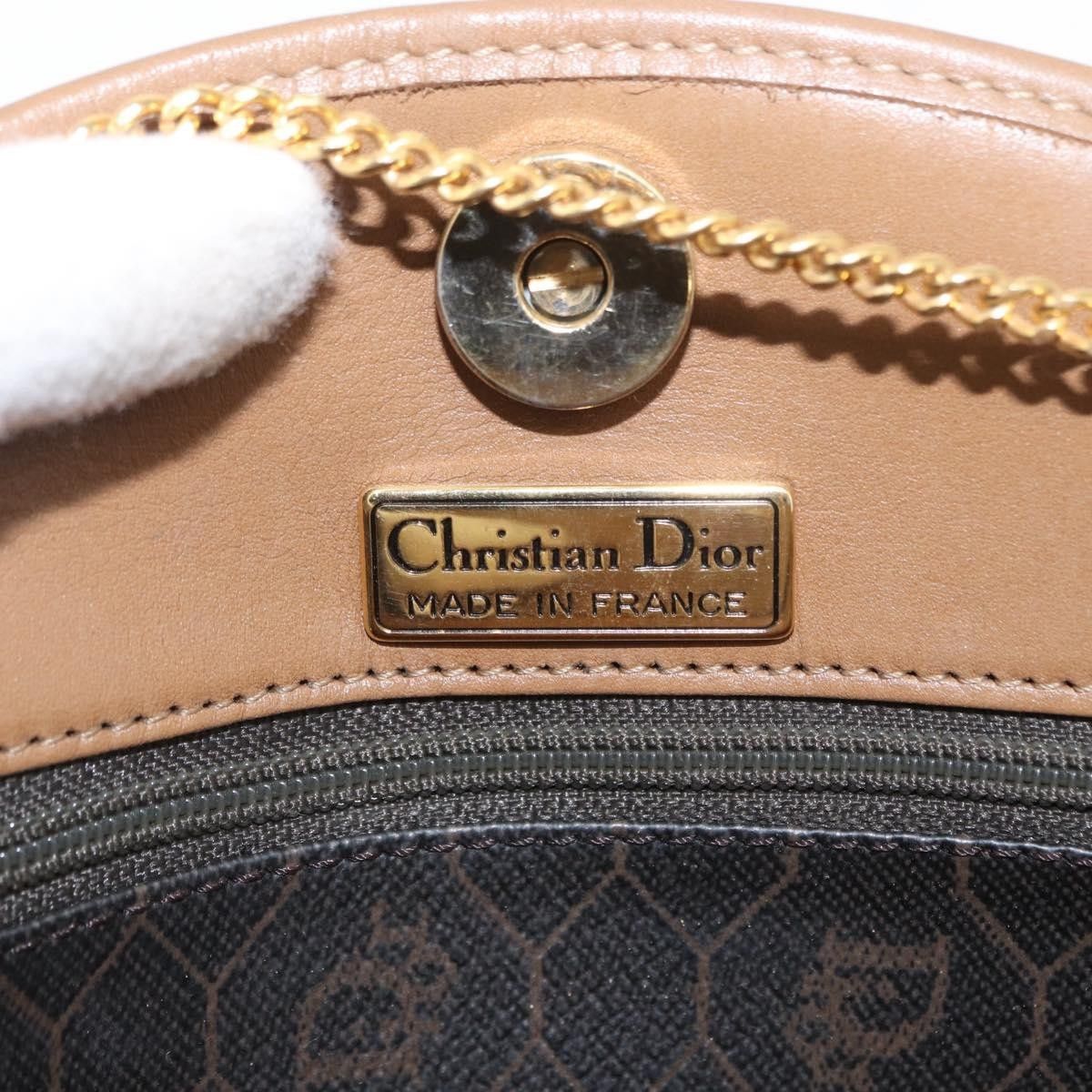 Dior Christian Dior Vintage Honeycomb Shoulder Bag Canvas and Leather Size ONE SIZE - 6 Thumbnail