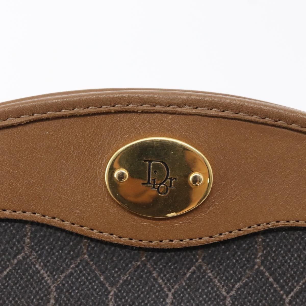 Dior Christian Dior Vintage Honeycomb Shoulder Bag Canvas and Leather Size ONE SIZE - 14 Thumbnail