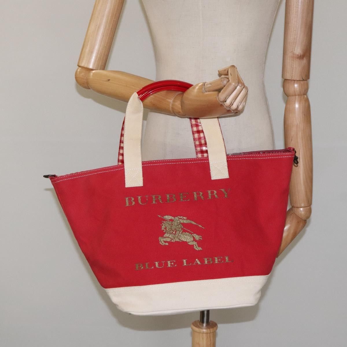 Burberry Burberry Blue Label Tote Bag Canvas Size ONE SIZE - 11 Thumbnail