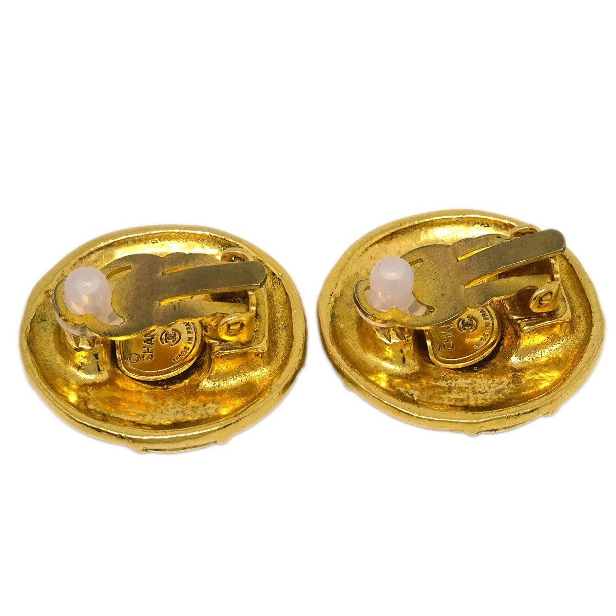 Chanel Chanel CC Round Earrings Metal Size ONE SIZE - 3 Thumbnail