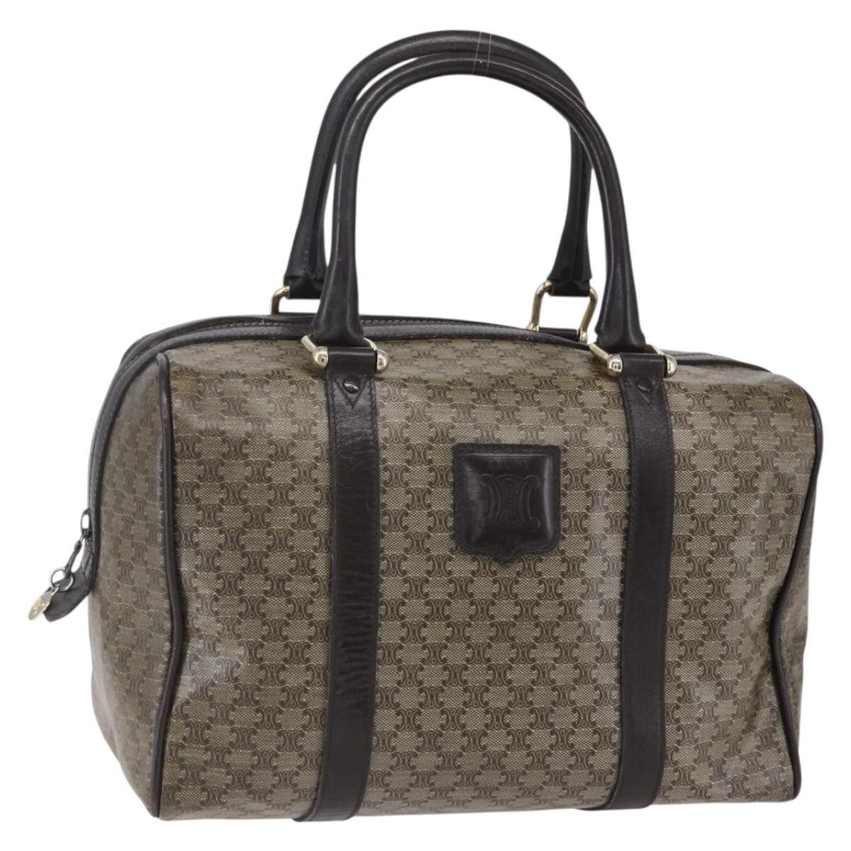 Celine Celine Vintage Duffle Bag Macadam Coated Canvas Size ONE SIZE - 18 Thumbnail