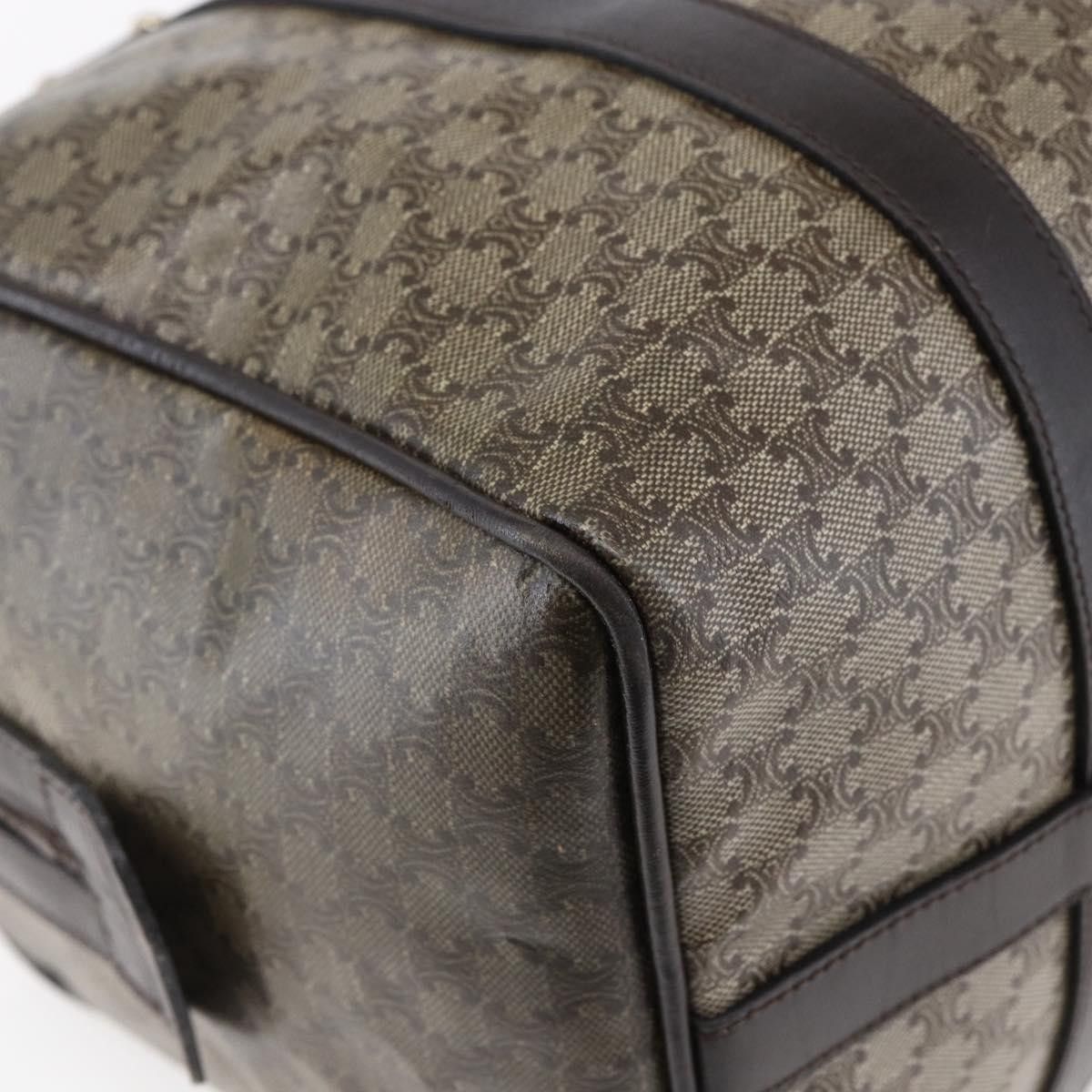 Celine Celine Vintage Duffle Bag Macadam Coated Canvas Size ONE SIZE - 11 Thumbnail