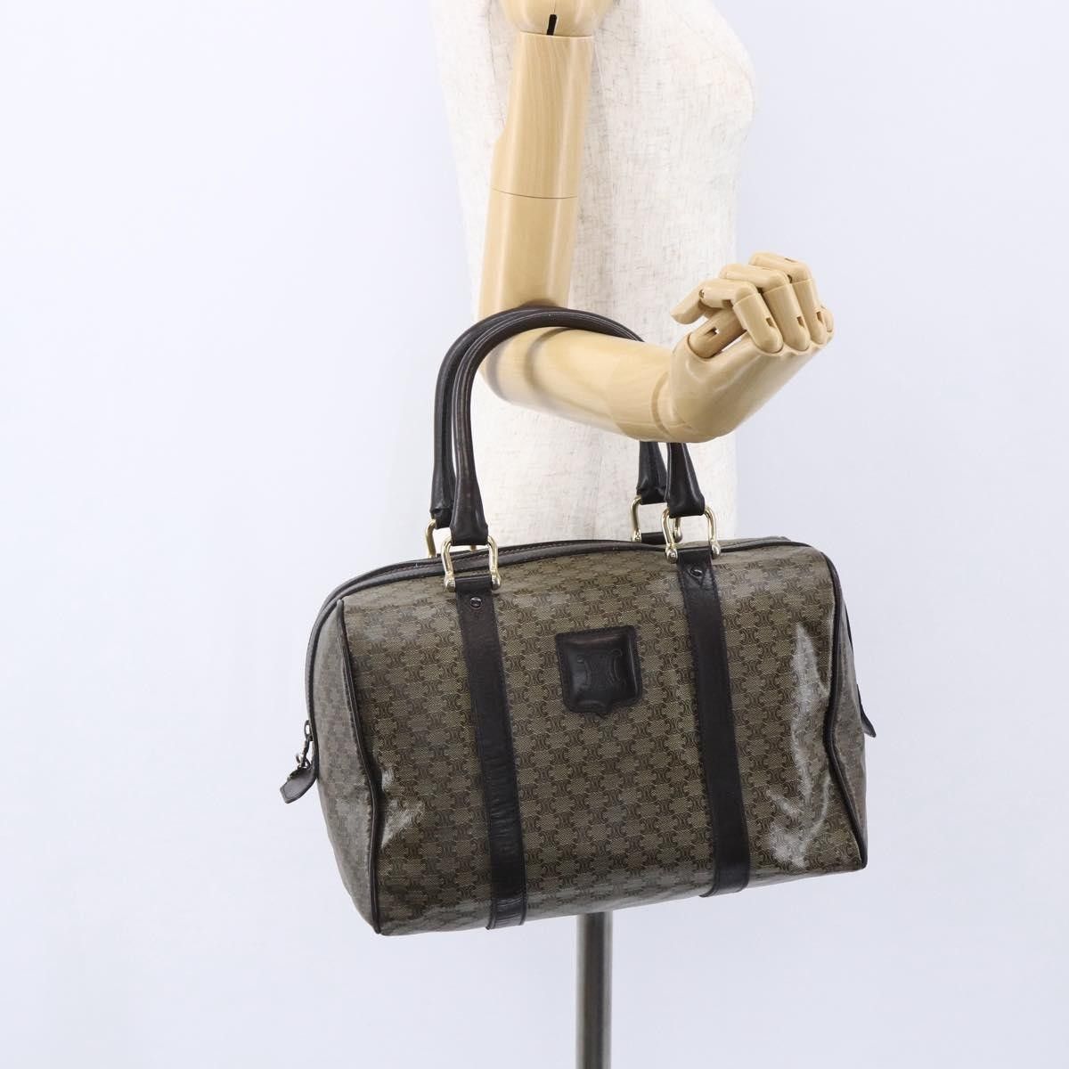 Celine Celine Vintage Duffle Bag Macadam Coated Canvas Size ONE SIZE - 12 Thumbnail