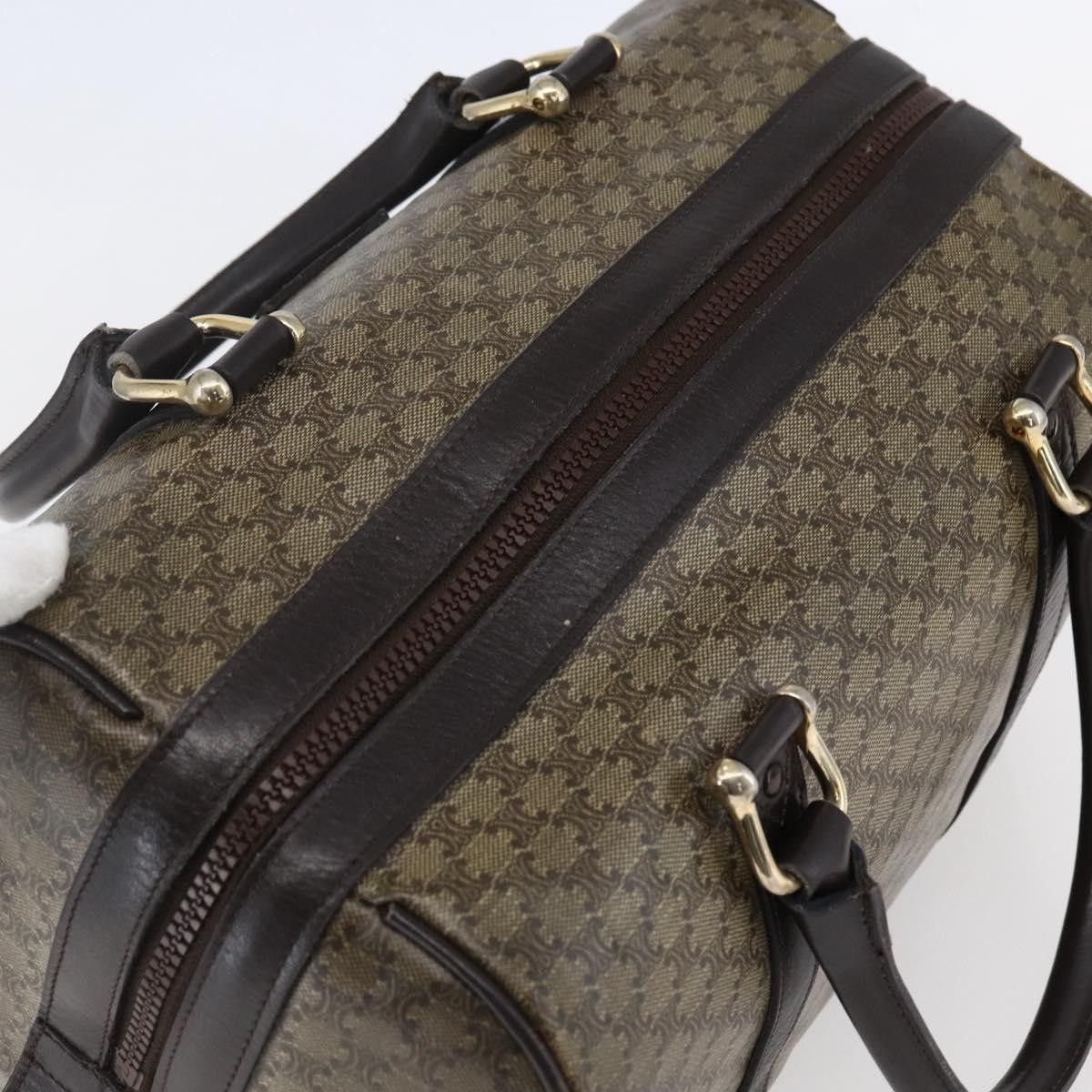 Celine Celine Vintage Duffle Bag Macadam Coated Canvas Size ONE SIZE - 14 Thumbnail