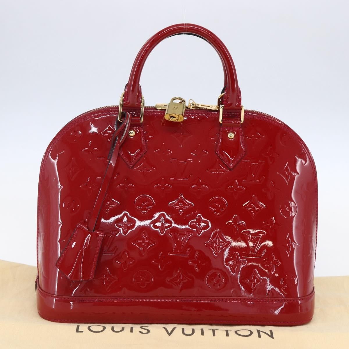 Louis Vuitton Louis Vuitton Alma Handbag Monogram Vernis Size ONE SIZE - 14 Thumbnail