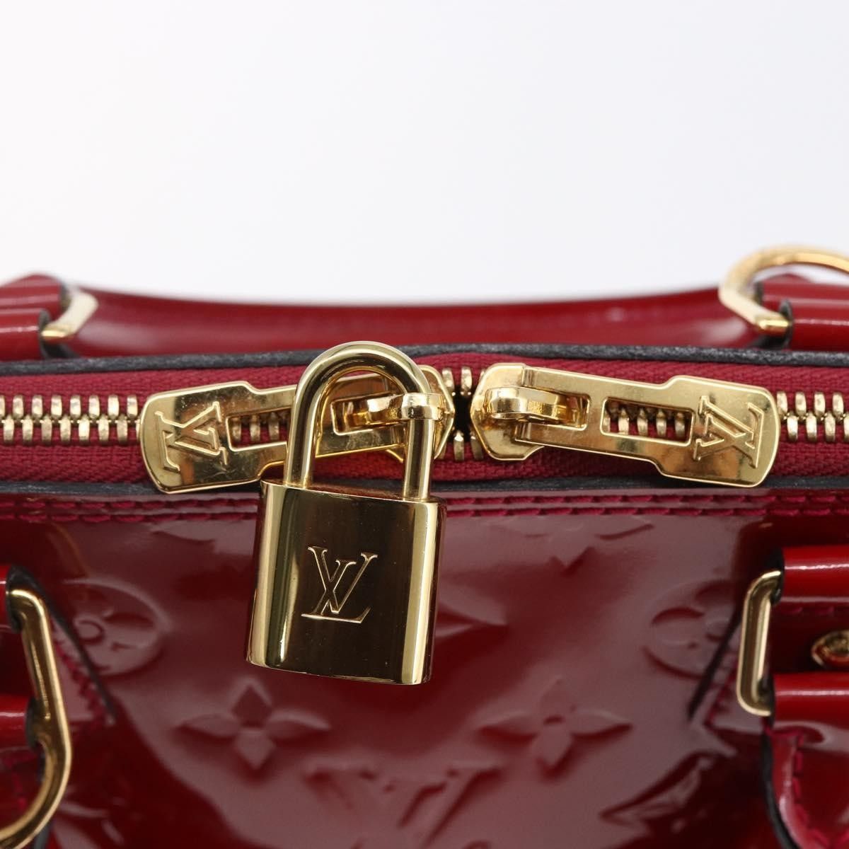 Louis Vuitton Louis Vuitton Alma Handbag Monogram Vernis Size ONE SIZE - 13 Thumbnail