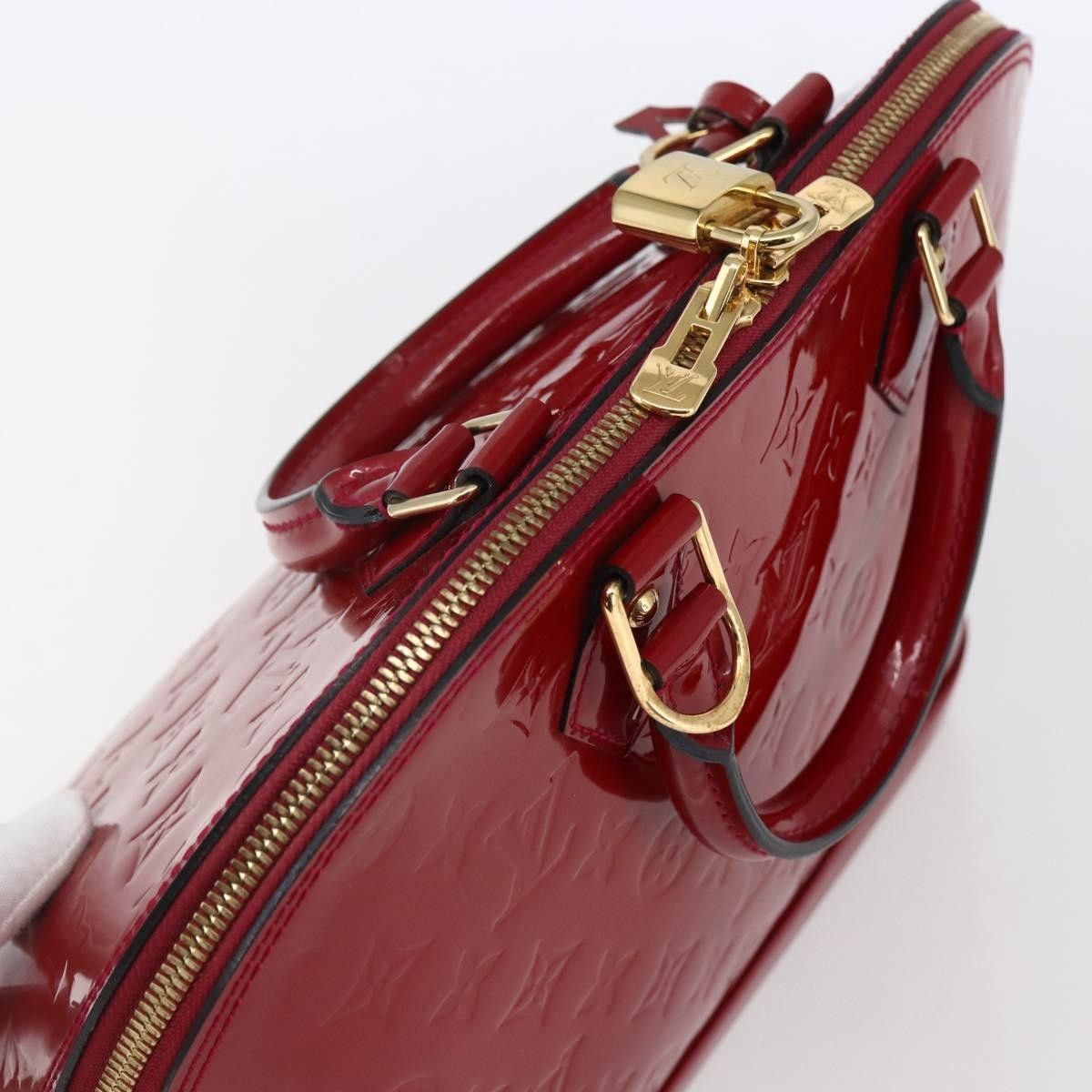 Louis Vuitton Louis Vuitton Alma Handbag Monogram Vernis Size ONE SIZE - 17 Thumbnail