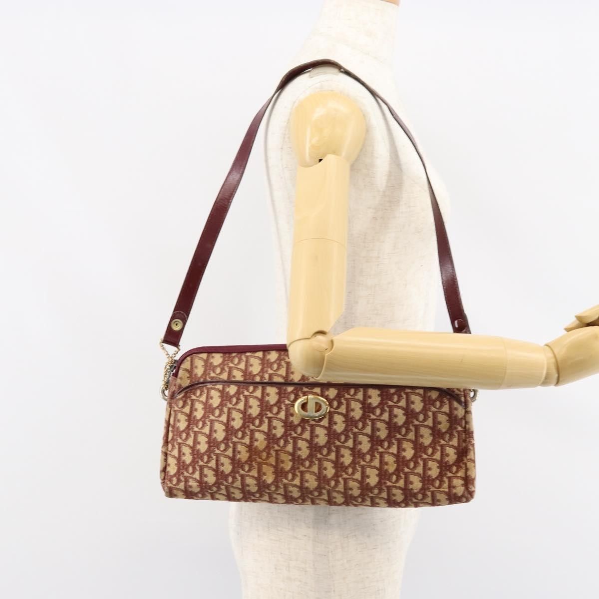 Dior Christian Dior Vintage CD trotter Shoulder bag Canvas Size ONE SIZE - 13 Thumbnail