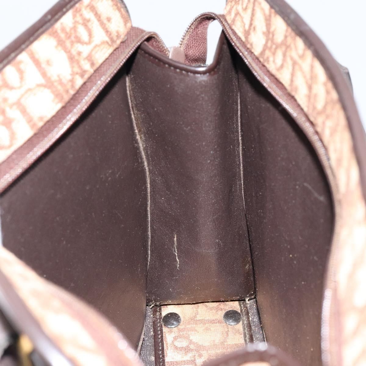 Dior Christian Dior Vintage Trotter Handbag Canvas Size ONE SIZE - 18 Thumbnail