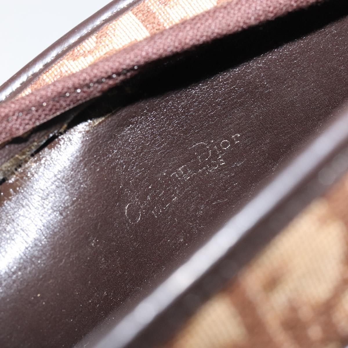 Dior Christian Dior Vintage Trotter Handbag Canvas Size ONE SIZE - 6 Thumbnail