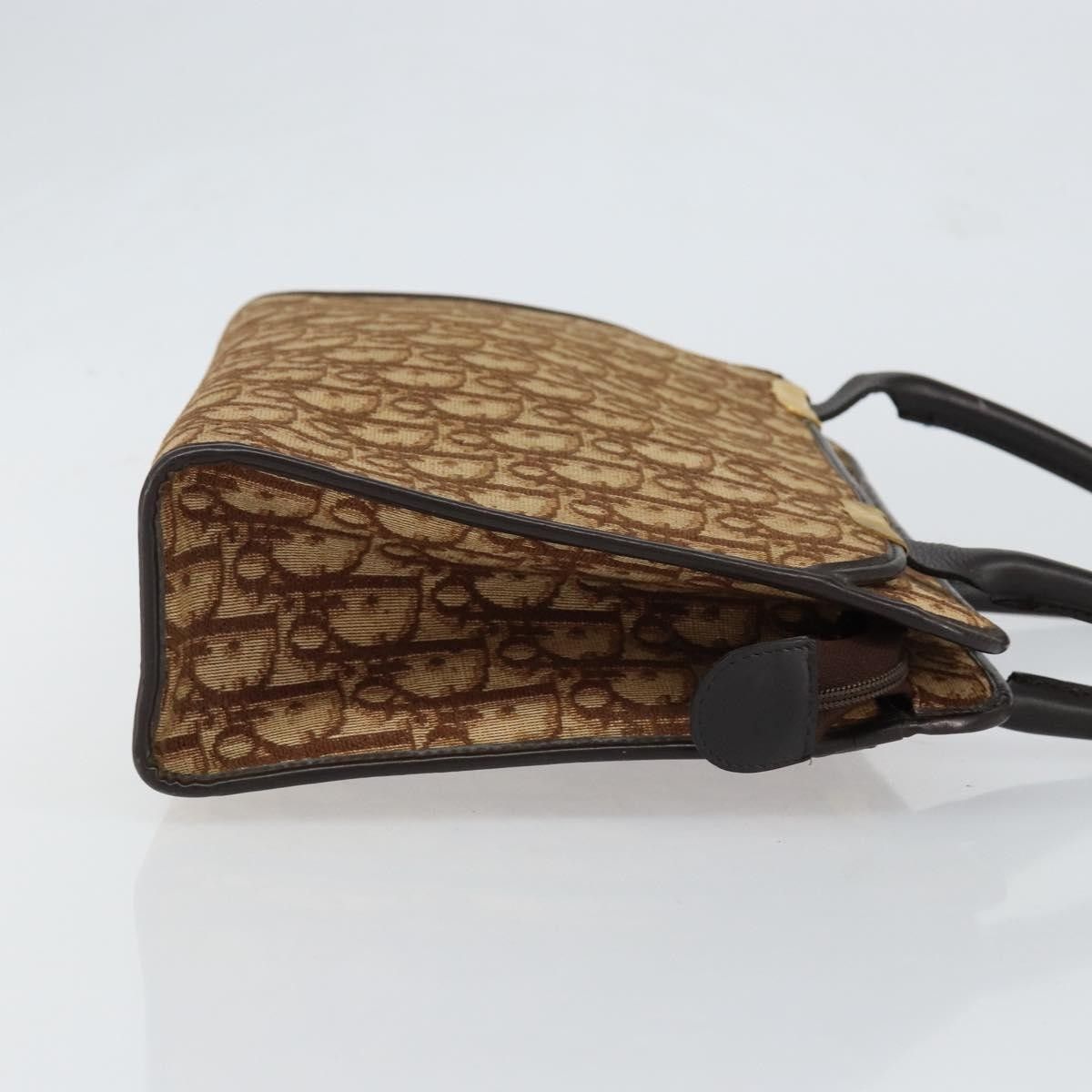 Dior Christian Dior Vintage Trotter Handbag Canvas Size ONE SIZE - 3 Thumbnail