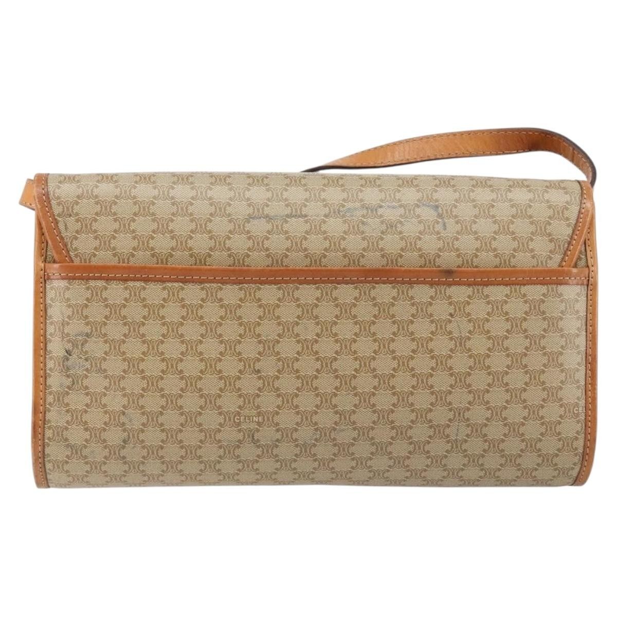 Celine Celine Vintage Macadam Canvas and Leather Size ONE SIZE - 2 Thumbnail
