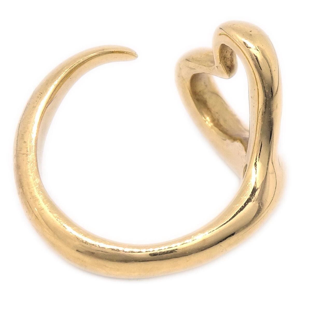 Tiffany & Co. Tiffany & Co. Elsa Peretti Open Heart Ring 18K Yellow Gold Size ONE SIZE - 2 Thumbnail