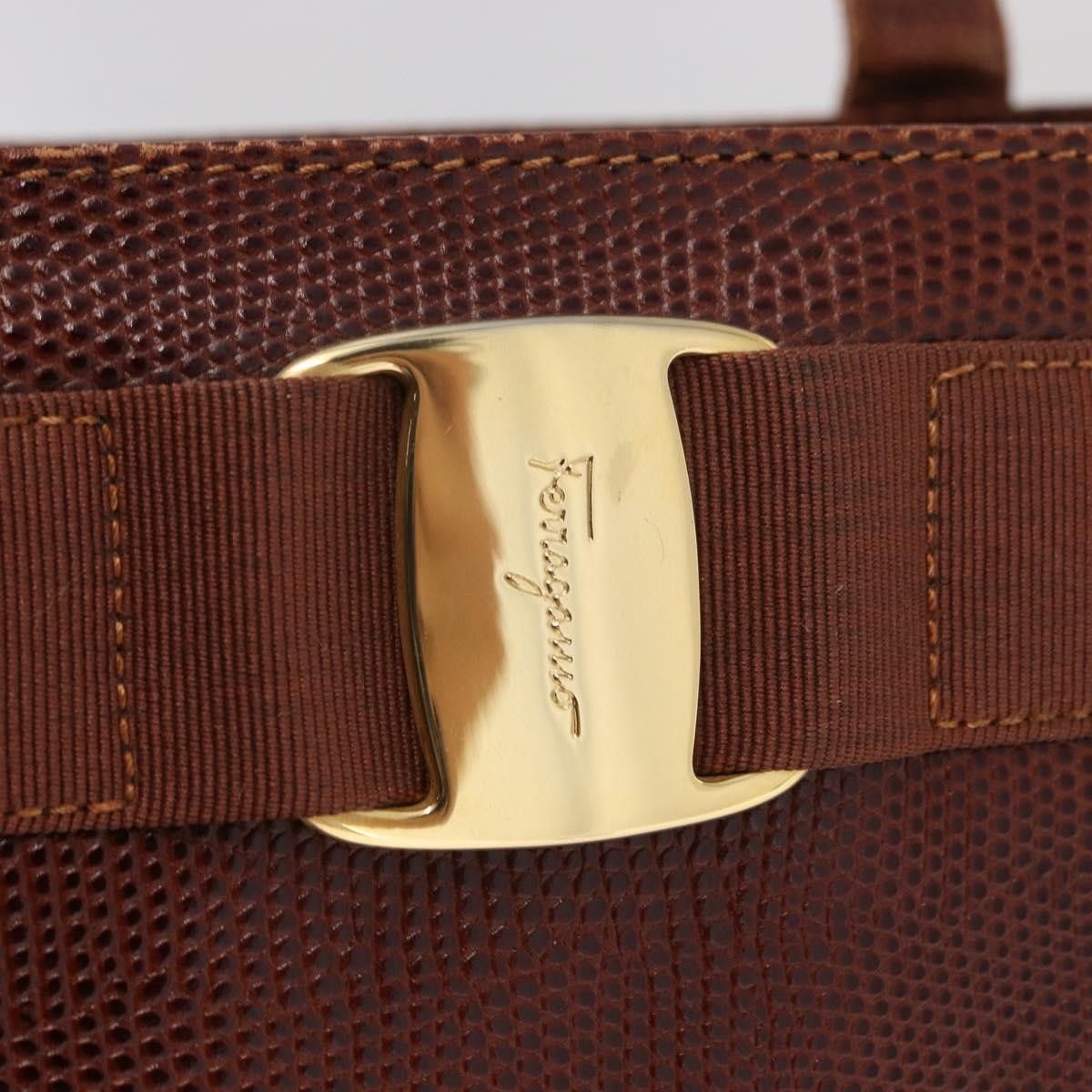 Salvatore Ferragamo Salvatore Ferragamo Vala tote Leather Size ONE SIZE - 12 Thumbnail
