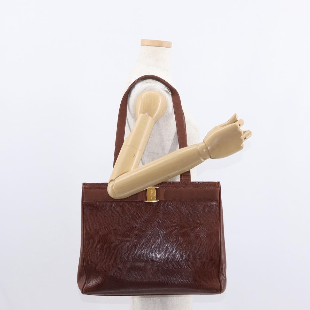 Salvatore Ferragamo Salvatore Ferragamo Vala tote Leather Size ONE SIZE - 13 Thumbnail