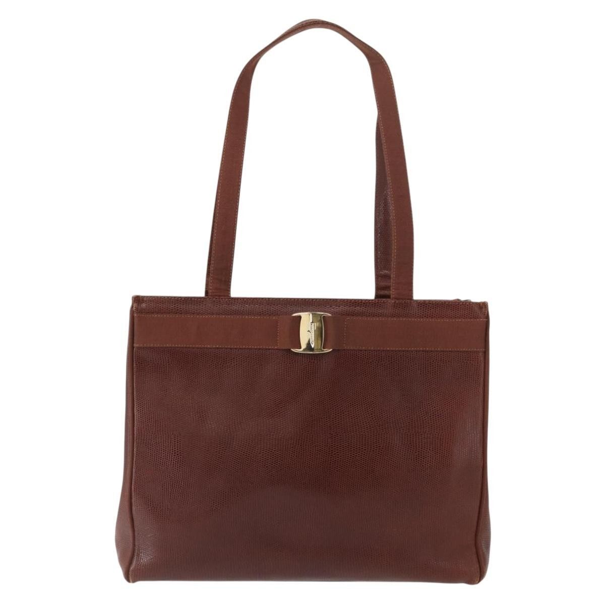 Salvatore Ferragamo Salvatore Ferragamo Vala tote Leather Size ONE SIZE - 17 Thumbnail