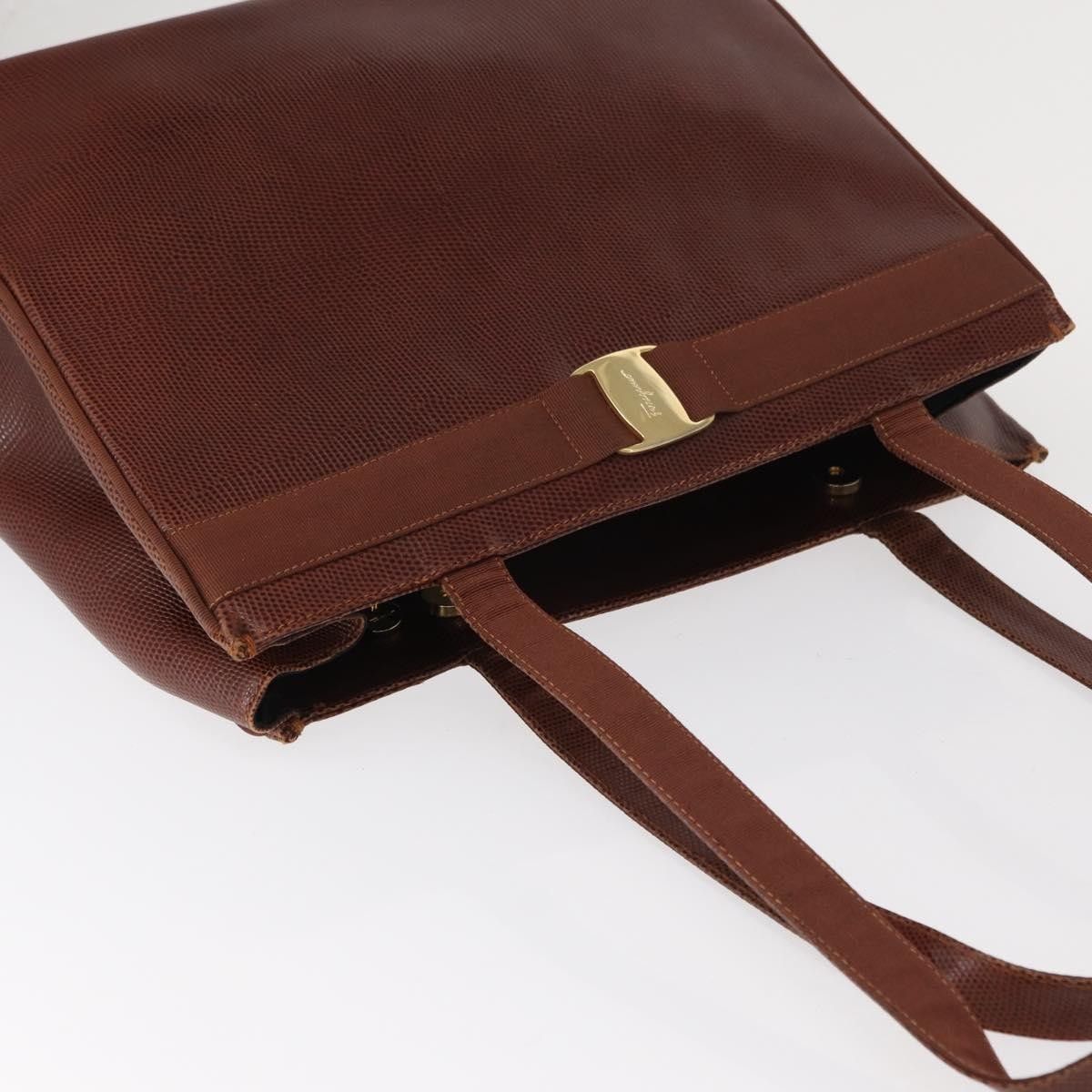 Salvatore Ferragamo Salvatore Ferragamo Vala tote Leather Size ONE SIZE - 15 Thumbnail