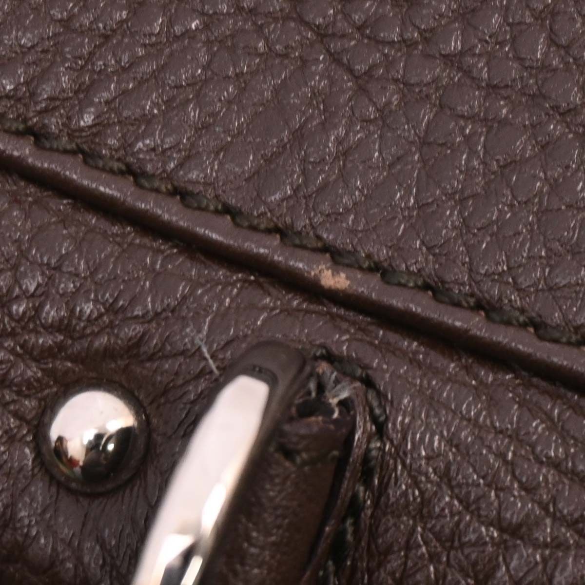 Salvatore Ferragamo Salvatore Ferragamo Sofia Satchel Grainy Leather Size ONE SIZE - 9 Thumbnail