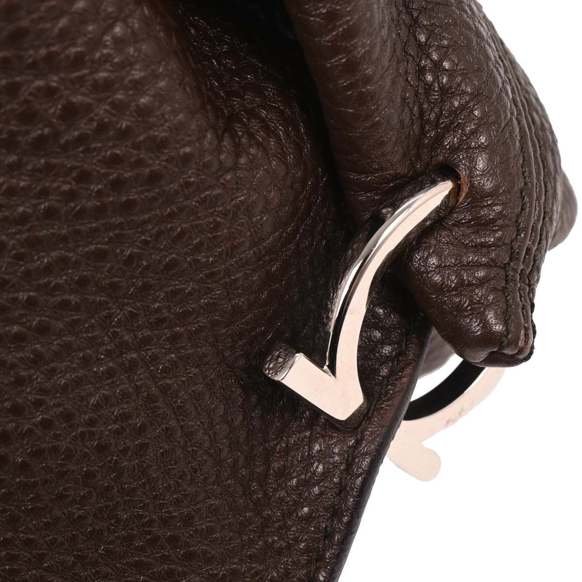 Salvatore Ferragamo Salvatore Ferragamo Sofia Satchel Grainy Leather Size ONE SIZE - 10 Thumbnail